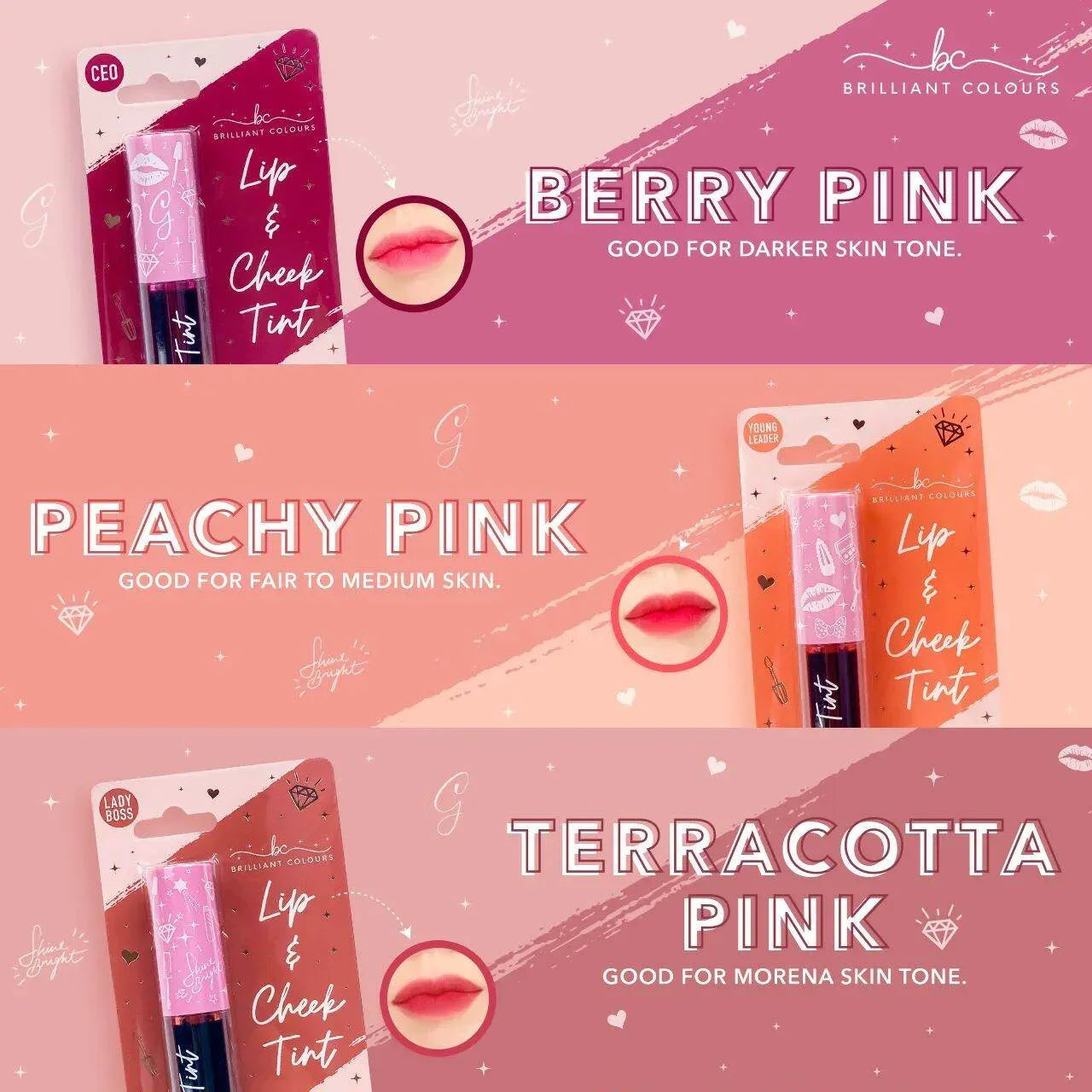 Brilliant Skin Essentials Lip & Cheek Tint Duo LADY BOSS - 4.5ml