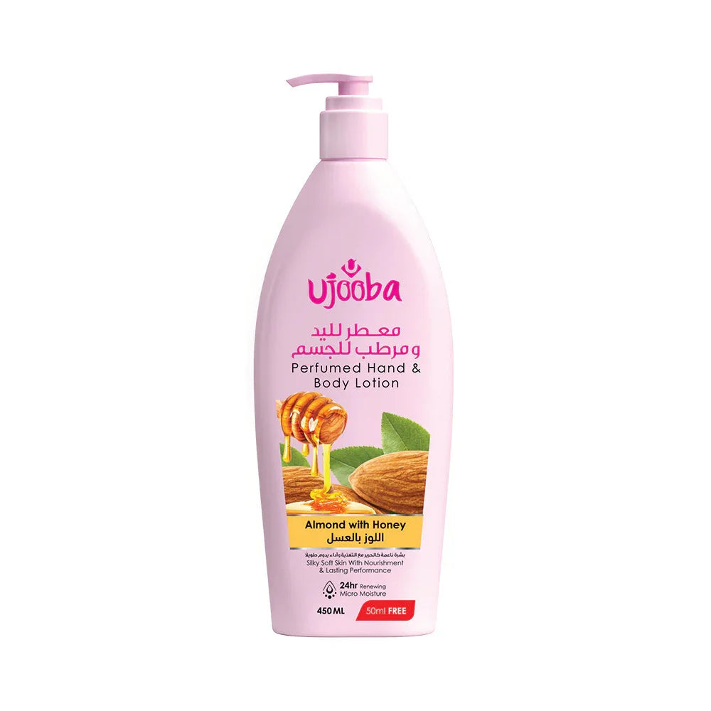 Ujooba Almond With Honey Infused Hand & Body Lotion - 450ml