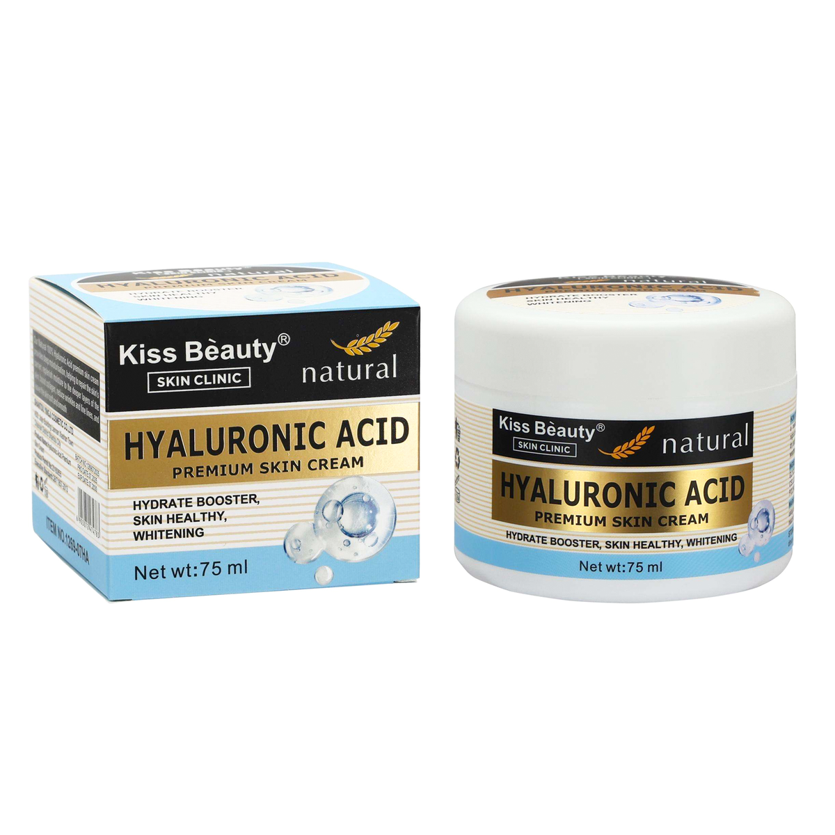 Kiss Beauty Hyaluronic Acid Hydrate Booster Face Cream - 75ml