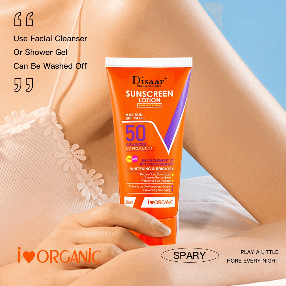 Disaar Sunscreen Lotion Whitening & Brighten Spf 50 - 50ml