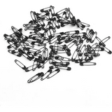 Haodie Safety Pins Black - 100Pcs