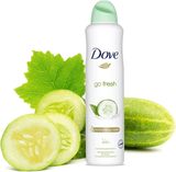 Dove Go Fresh Moisturising Cream Cucumber & Green Tea Deodorant - 250ml