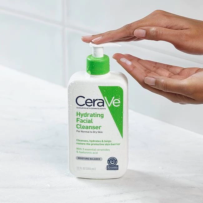 CeraVe Hydrating Facial Cleanser For Normal To Dry Skin - 355ml