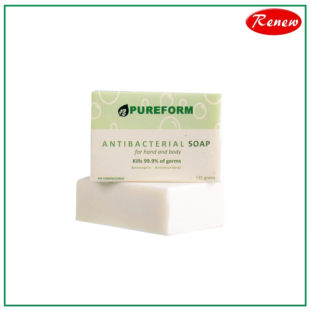 Pureform Antibacterial Soap For Hand & Body - 135g