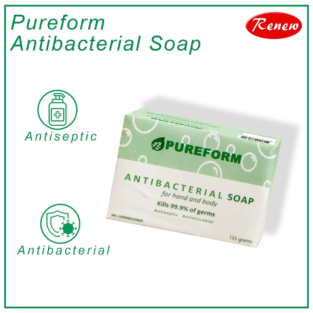 Pureform Antibacterial Soap For Hand & Body - 135g