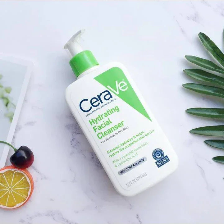 CeraVe Hydrating Facial Cleanser For Normal To Dry Skin - 355ml