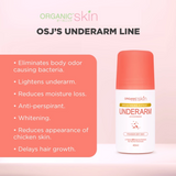 Organic Skin Brightening Expert Underarm Deodorant Roll On - 40ml