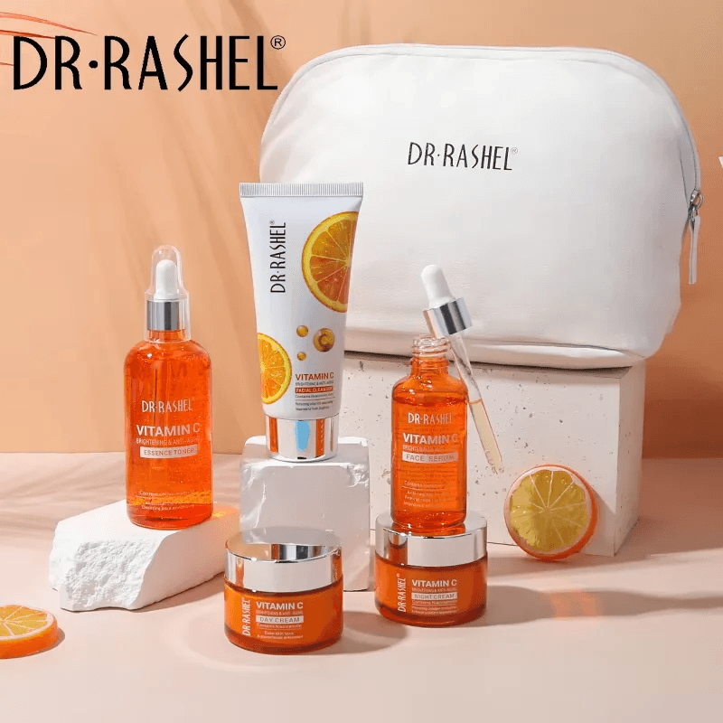 Dr.Rashel Vitamin C Skin Care 5 Piece Set With Bag