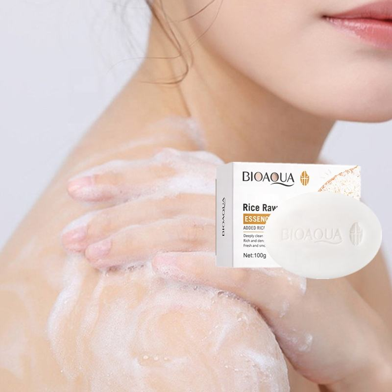 BIOAQUA Rice Raw Pulp Essence Soap - 100g