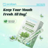 Scoban Mouthwash Refreshing Mint Flavor - 10ml × 20 Packs