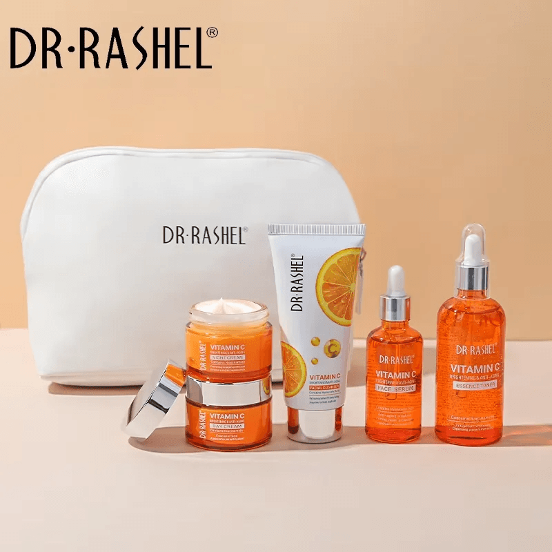 Dr.Rashel Vitamin C Skin Care 5 Piece Set With Bag