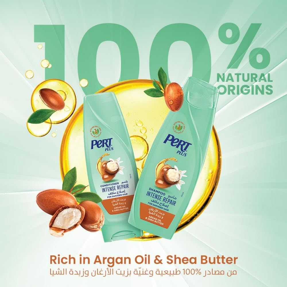 Pert Plus Shampoo Intense Repair With Argan Oil & Shea Butter - 400ml