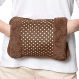 Electric Hot Water Bag With Plush Cover