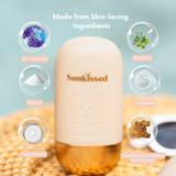 Barefaced Sunkissed Tinted Sunscreen SPF50+ PA+++ 50g (Light)