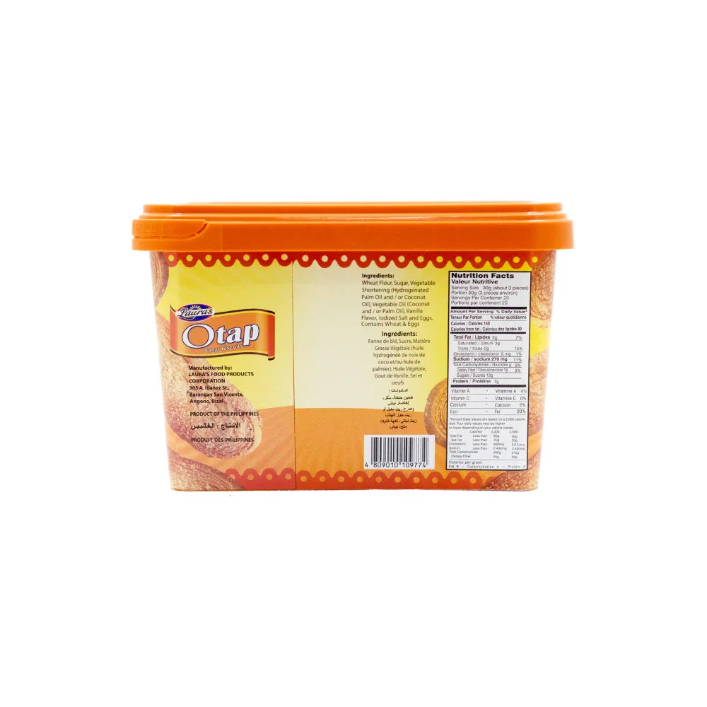 Otap Sugar Biscuits TUB - 600g