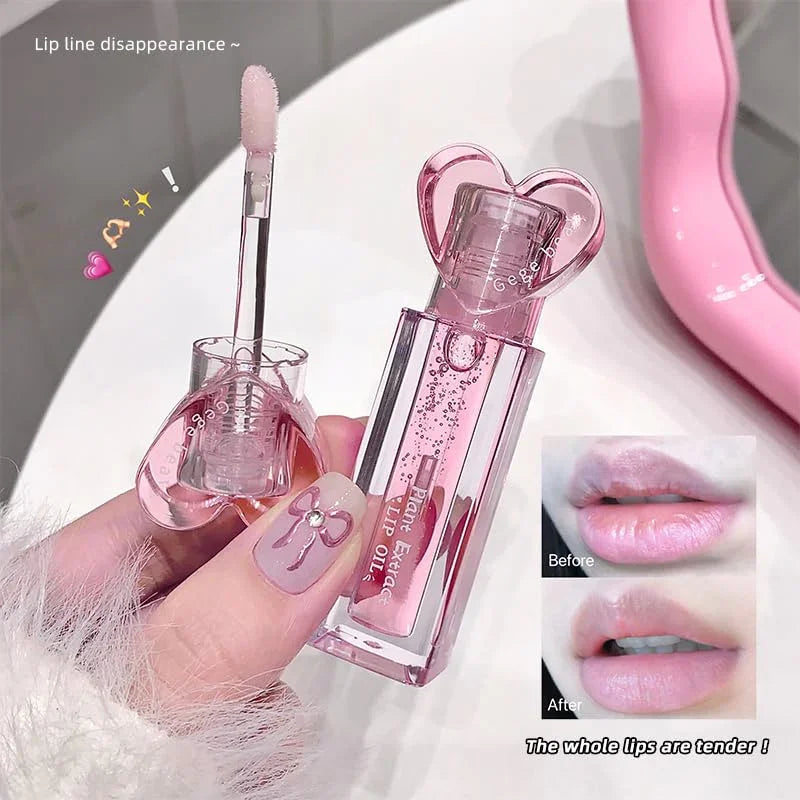 Gege Bear Plant Extract Lip Care Set Lip Mask & Lip Oil