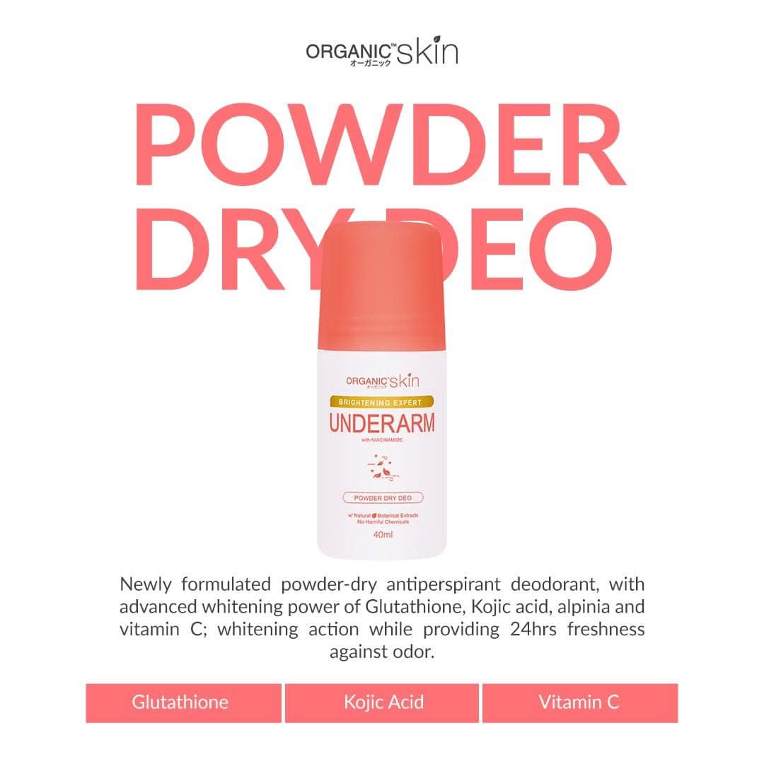 Organic Skin Brightening Expert Underarm Deodorant Roll On - 40ml