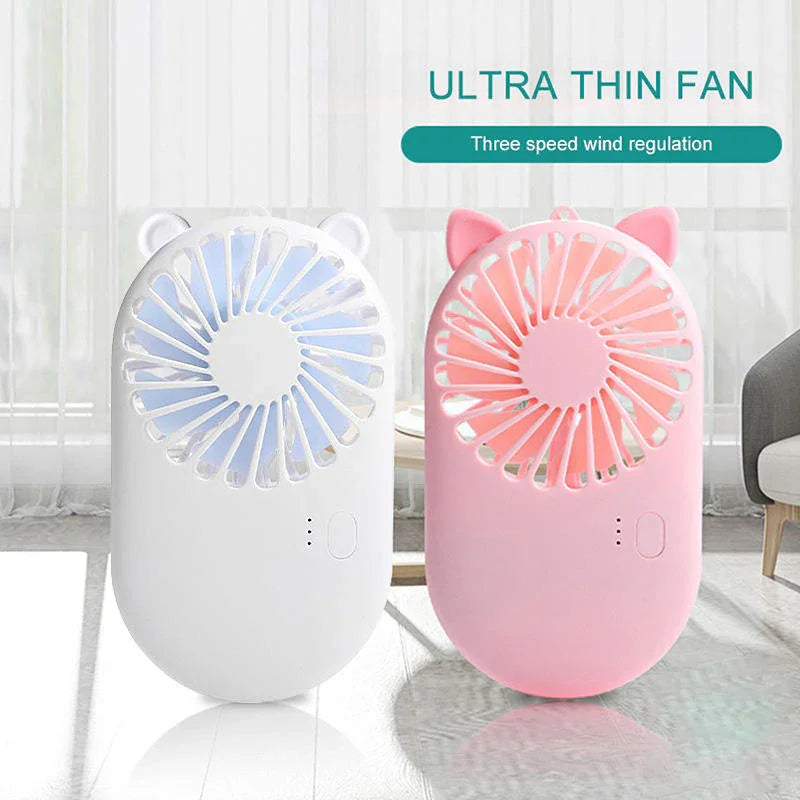 Portable Mini Handheld Rechargeable Pocket Fan