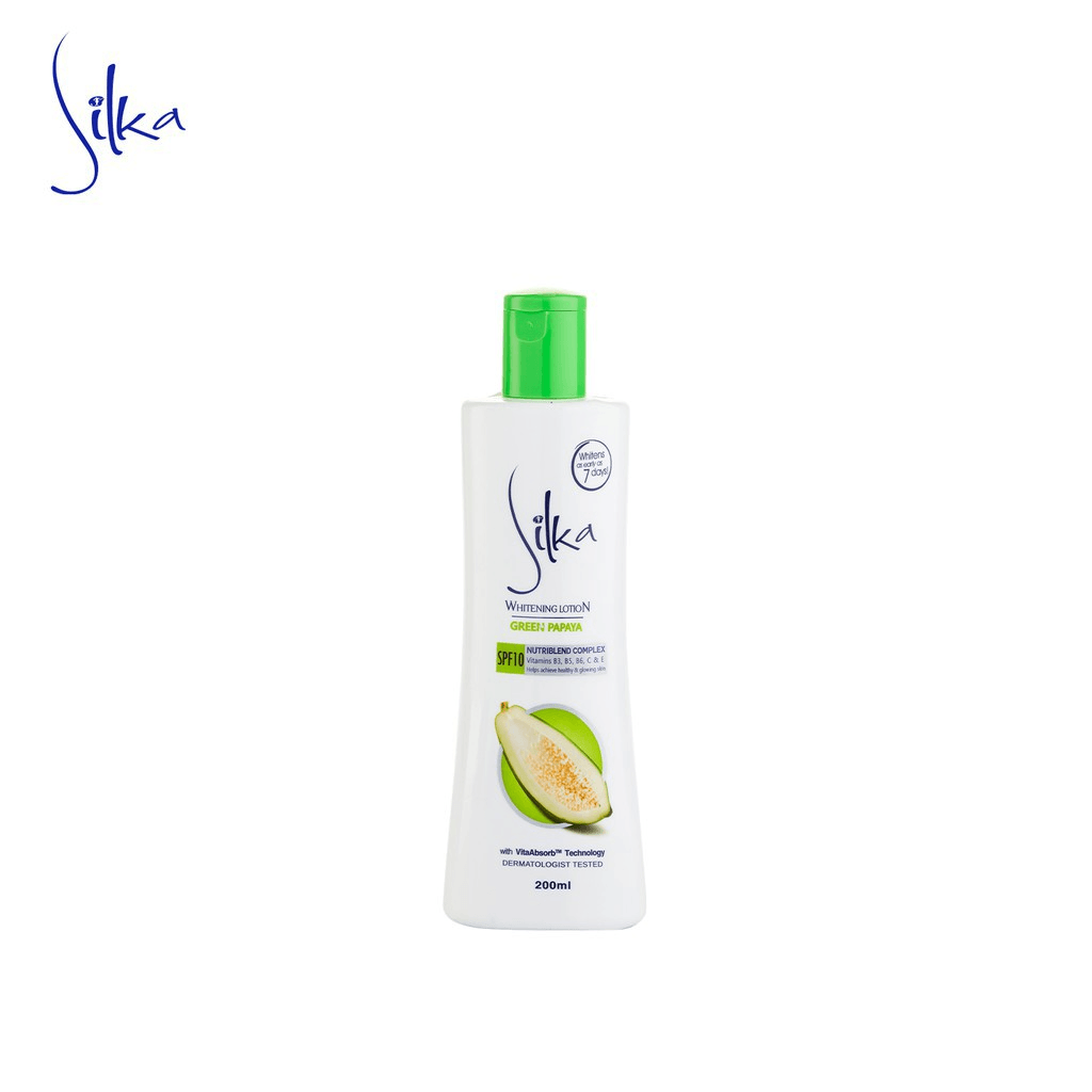 Silka Skin Whitening Lotion With Green Papaya 200ml