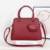 Women's Fashion HandBag With Coin Pouch - 6085#