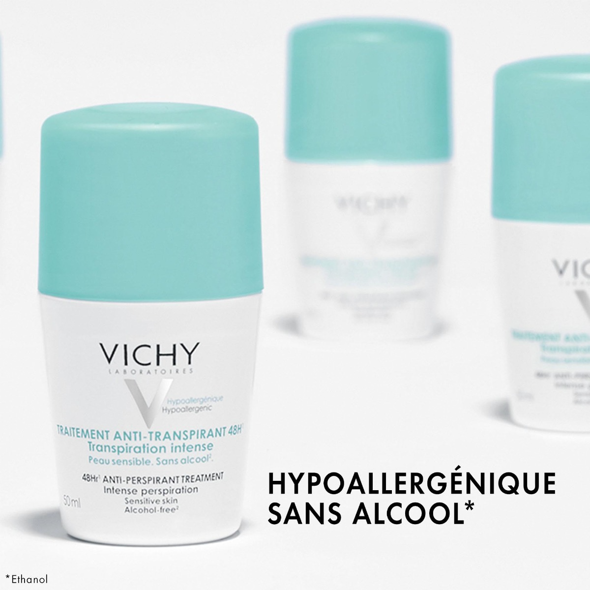 Vichy Laboratories Transpiration Intense 48H Deodorant Roll On - 50ml
