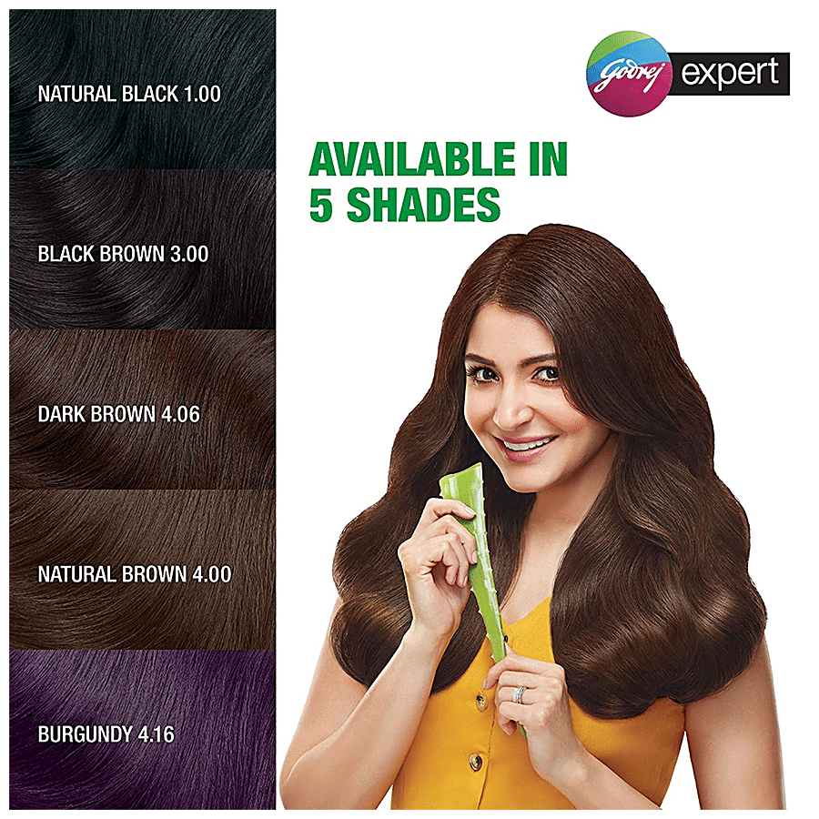 Godrej Expert Rich Creme Hair Color Natural Brown 4.00 - 20ml + 20ml