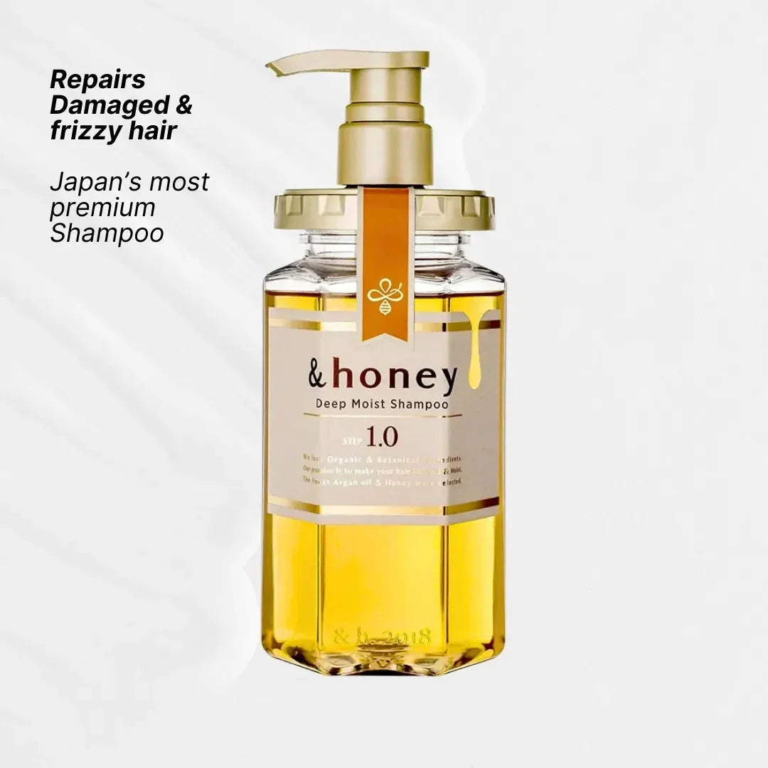 ViCREA & Honey Deep Moist Shampoo 1.0 + Treatment 2.0 Set (Japan)