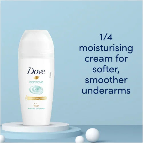 Dove Sensitive Roll-on Anti-Perspirant Deodorant - 50ml