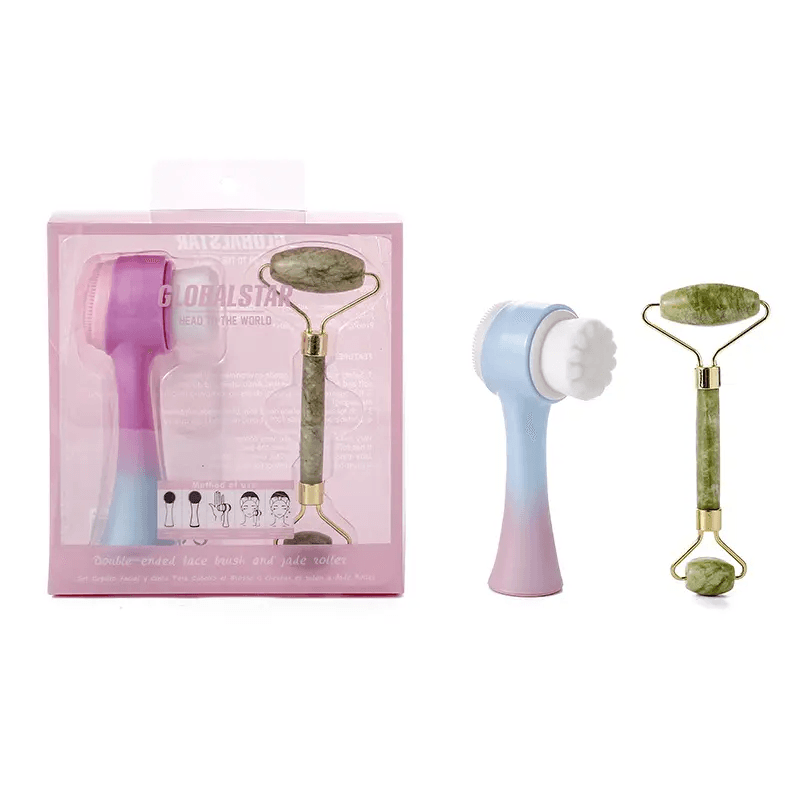 Facial Cleansing Brush & Massage Roller KIT-39