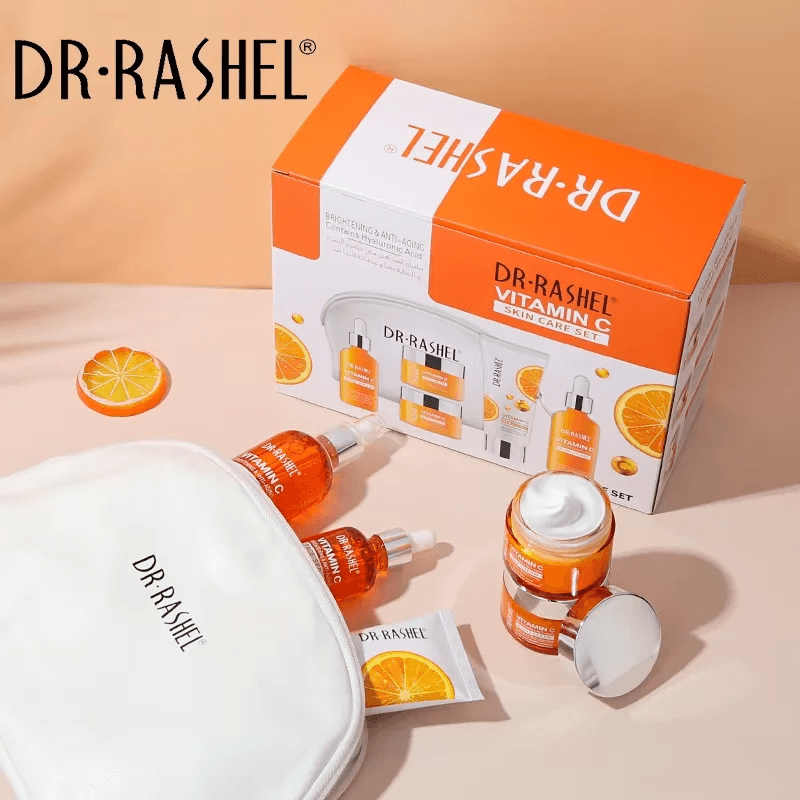 Dr.Rashel Vitamin C Skin Care 5 Piece Set With Bag