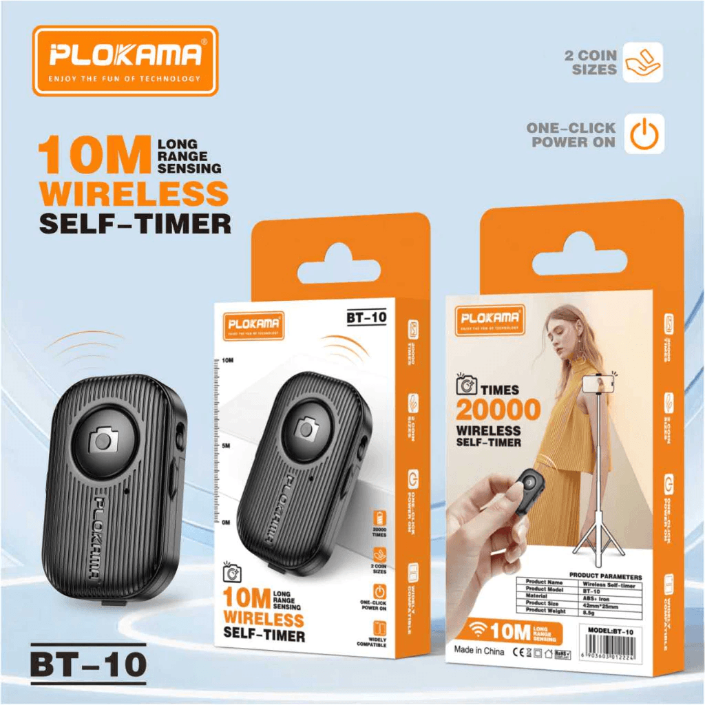 جهاز التحكم عن بعد PLOKAMA Bluetooth Selfie BT-10