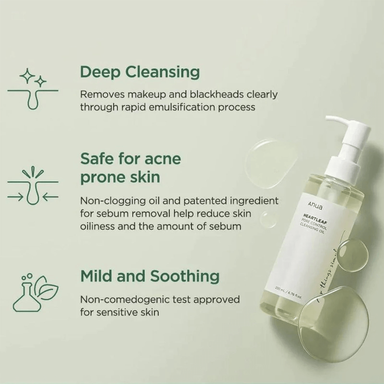 Anua Heartleaf Pore Control Cleansing Oil - 200ml