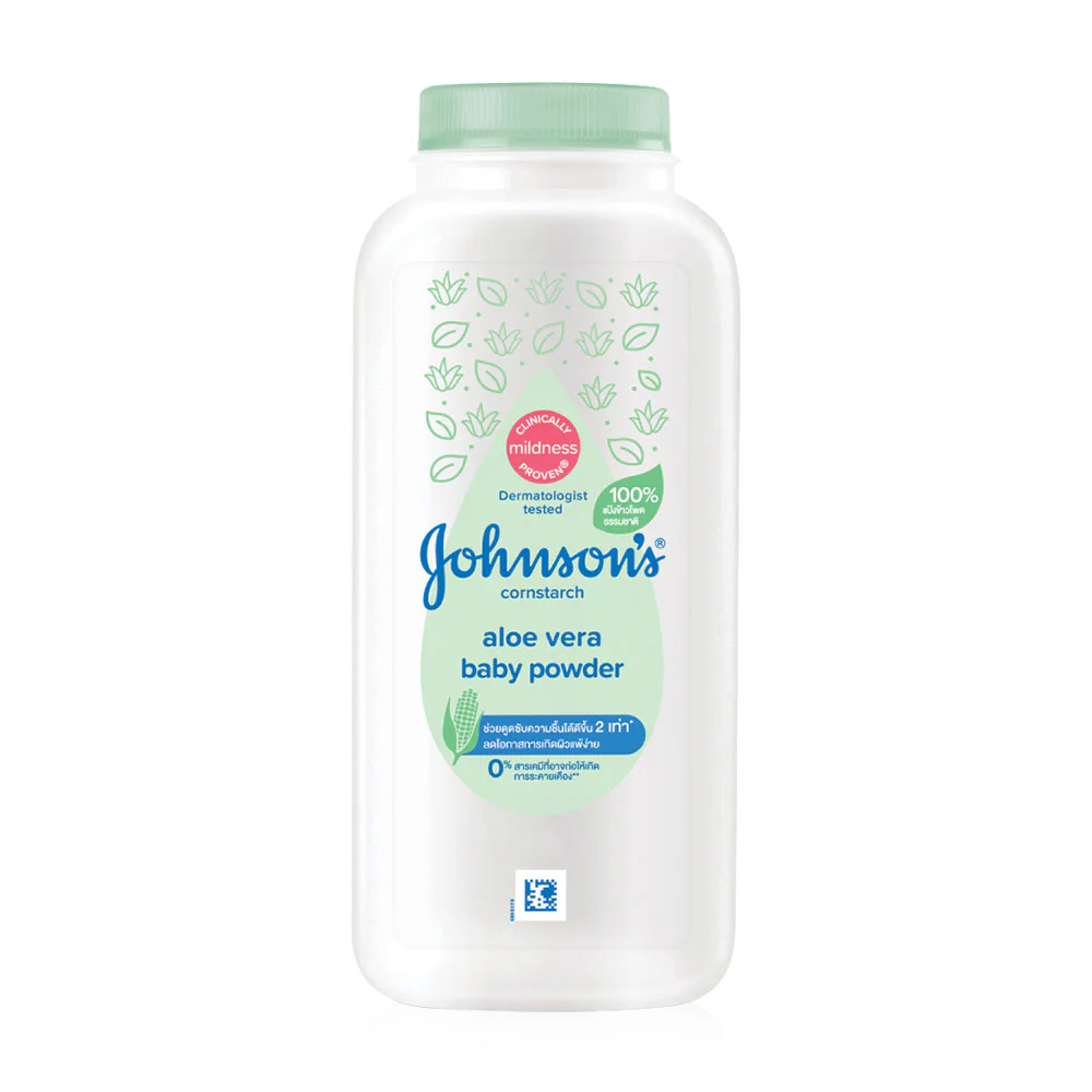 Johnson's Cornstarch Aloe Vera Baby Powder - 100g