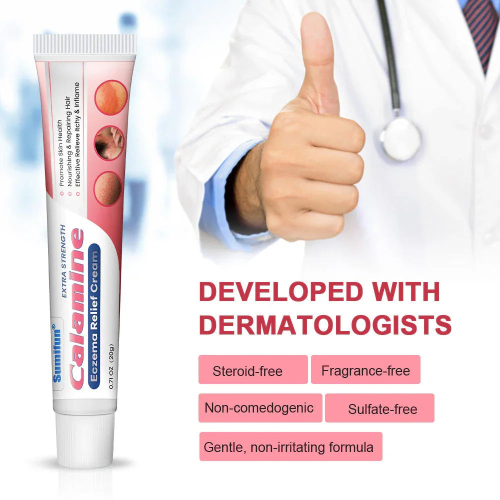 Sumifun Calamine Eczema Relief Cream - 20g
