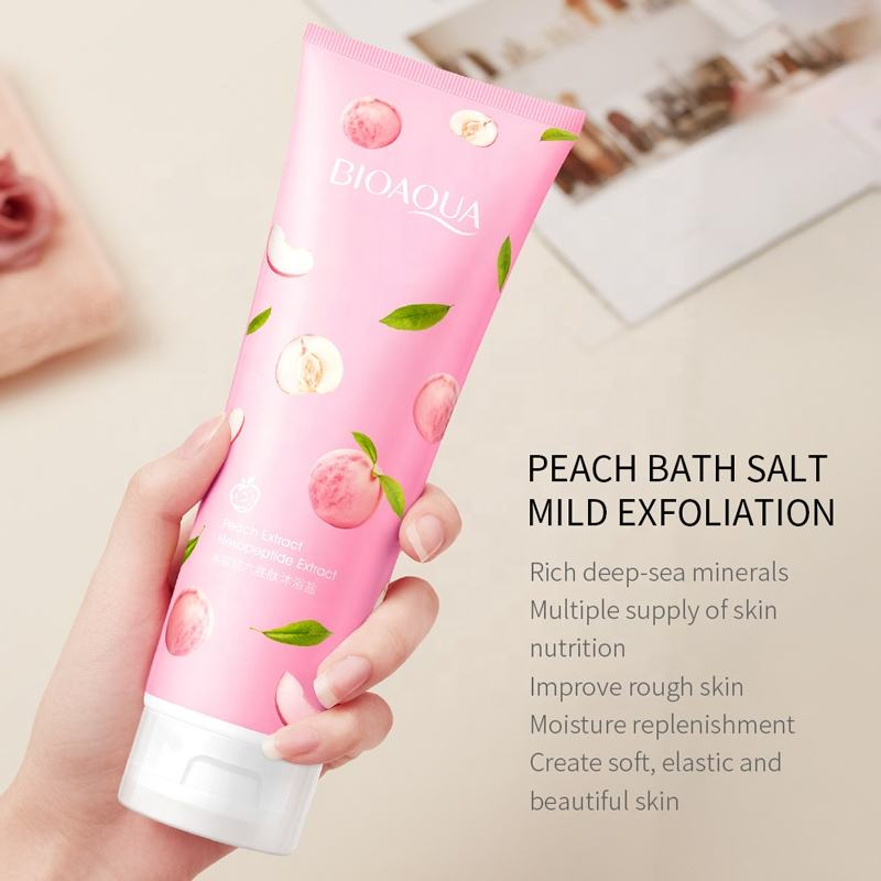 BIOAQUA Peach & Hexapeptide Extract Bath Salt - 30g