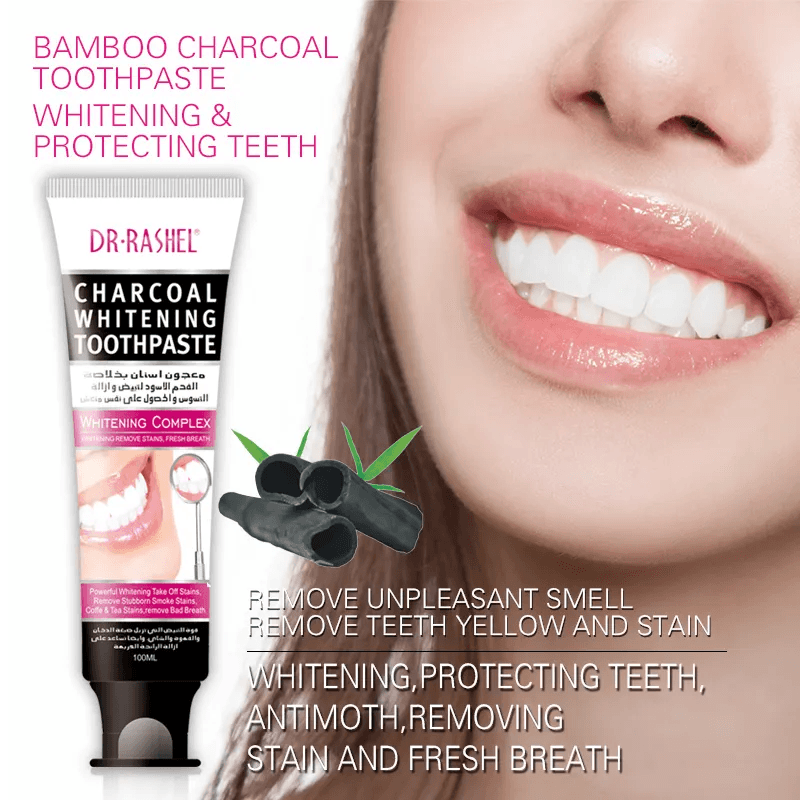 Dr.Rashel Charcoal Whitening Toothpaste - 100ml