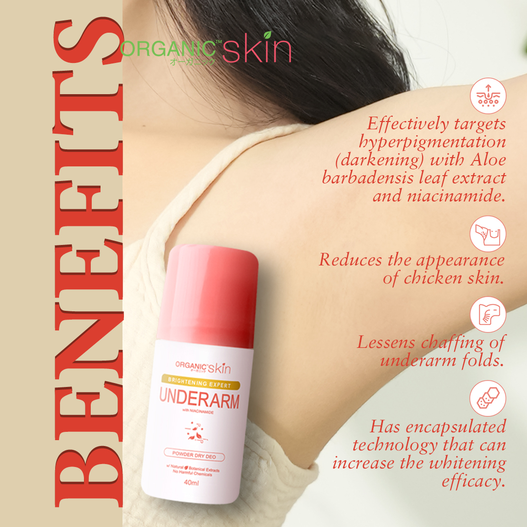 Organic Skin Brightening Expert Underarm Deodorant Roll On - 40ml
