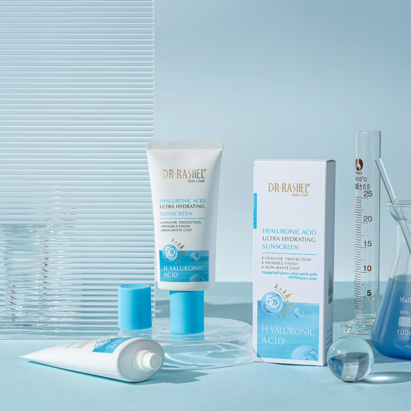 Dr.Rashel Hyaluronic Acid Ultra Hydrating Sunscreen SPF50 - 50g