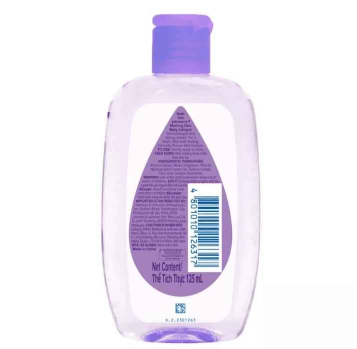 Johnsons Morning Dew Baby Cologne - 125ml