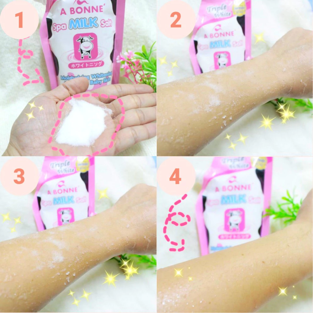 A Bonne Spa Milk Bath Salt Smooth & Baby Skin - 350g