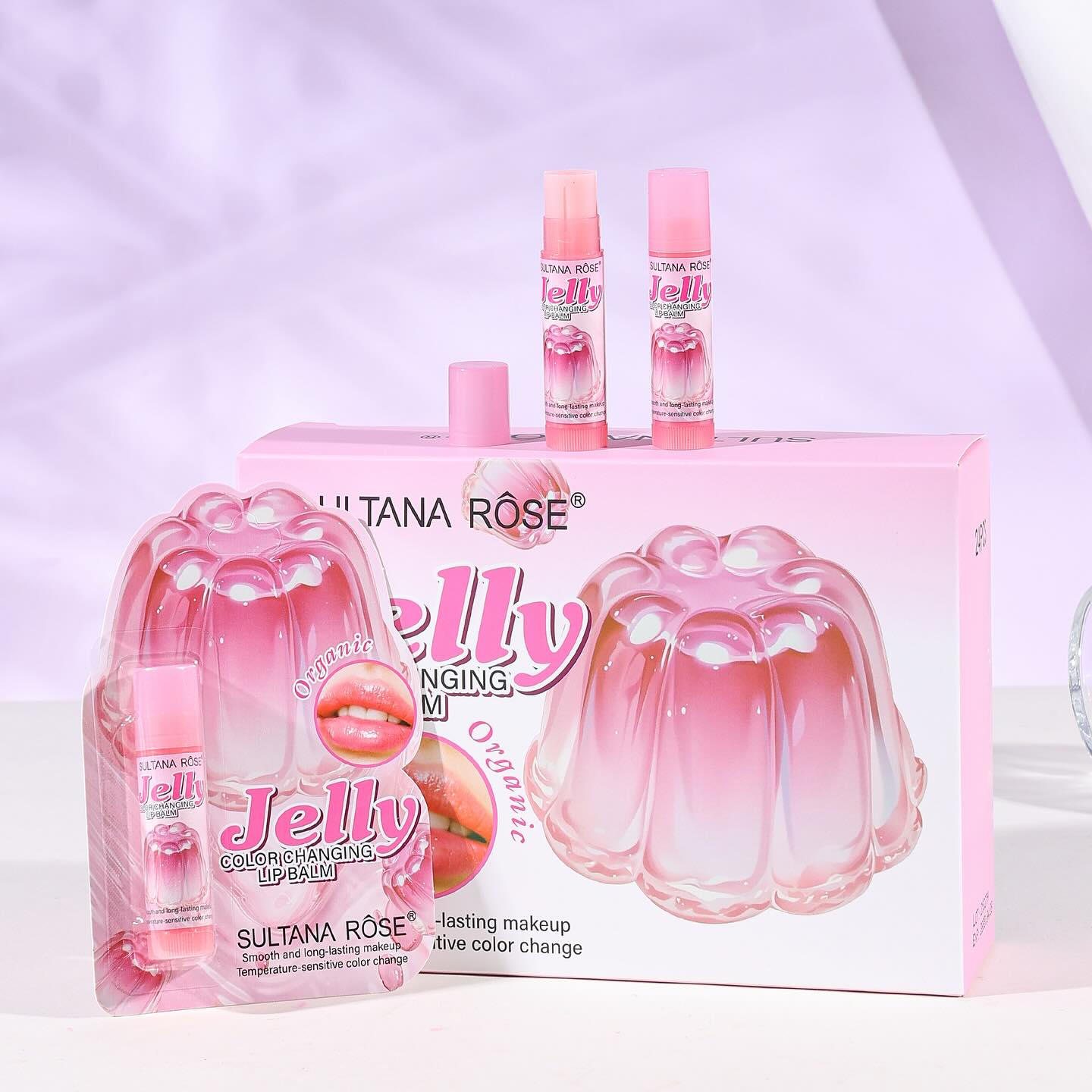 Sultana Rose Organic Jelly Color Changing Lip Balm - 4.5g