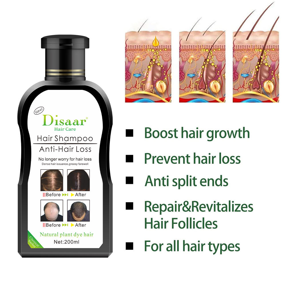 Disaar Anti-Hair Loss Shampoo + Oil - 200ml + 30g