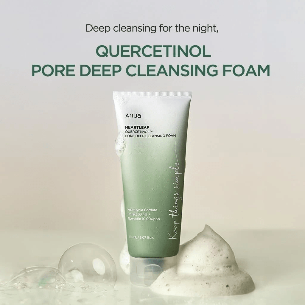 Anua Heartleaf Quercetinol Pore Deep Cleansing Foam - 150ml