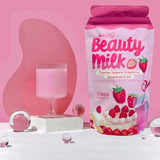 Dear Face Beauty Milk Premium Japanese Strawberry Drink - 180g