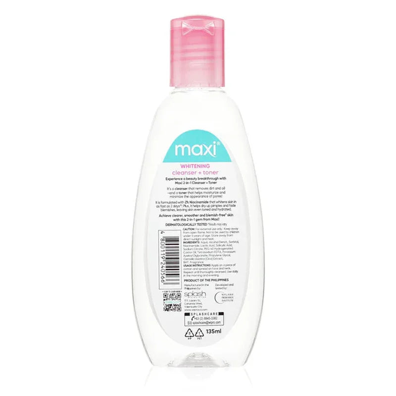 Maxi Brightening Cleanser + Toner - 135ml