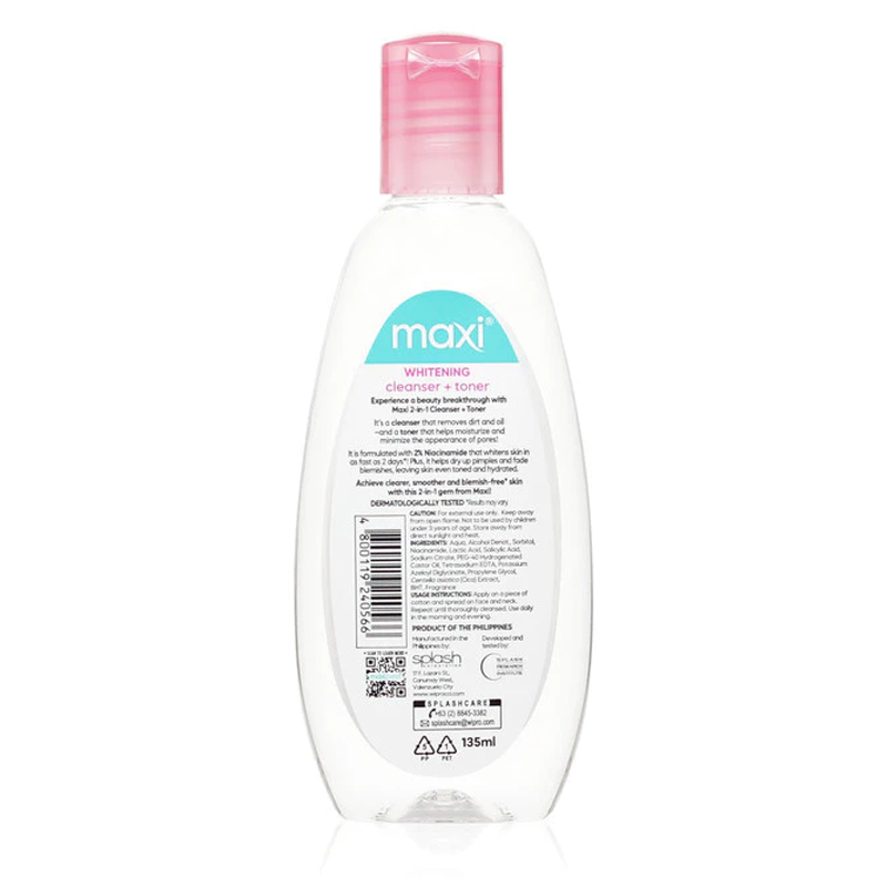 Maxi Brightening Cleanser + Toner - 135ml