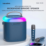 Blueseed Portable Karaoke Speaker With Two Microphone BS-601