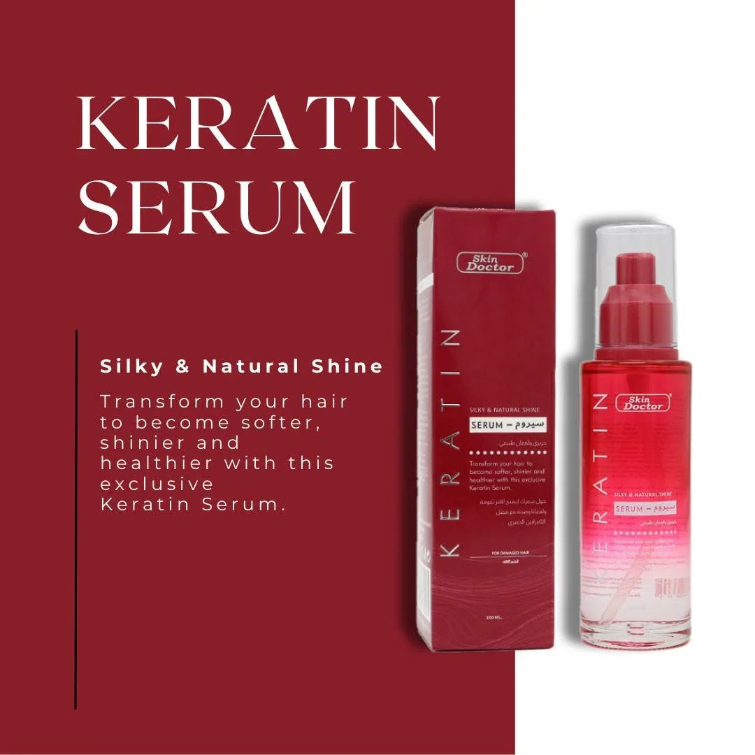 Skin Doctor Keratin Silky & Natural Shine Serum - 100ml