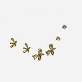 Korean Style Stainless Steel Stud Earrings 3 Pairs - 124