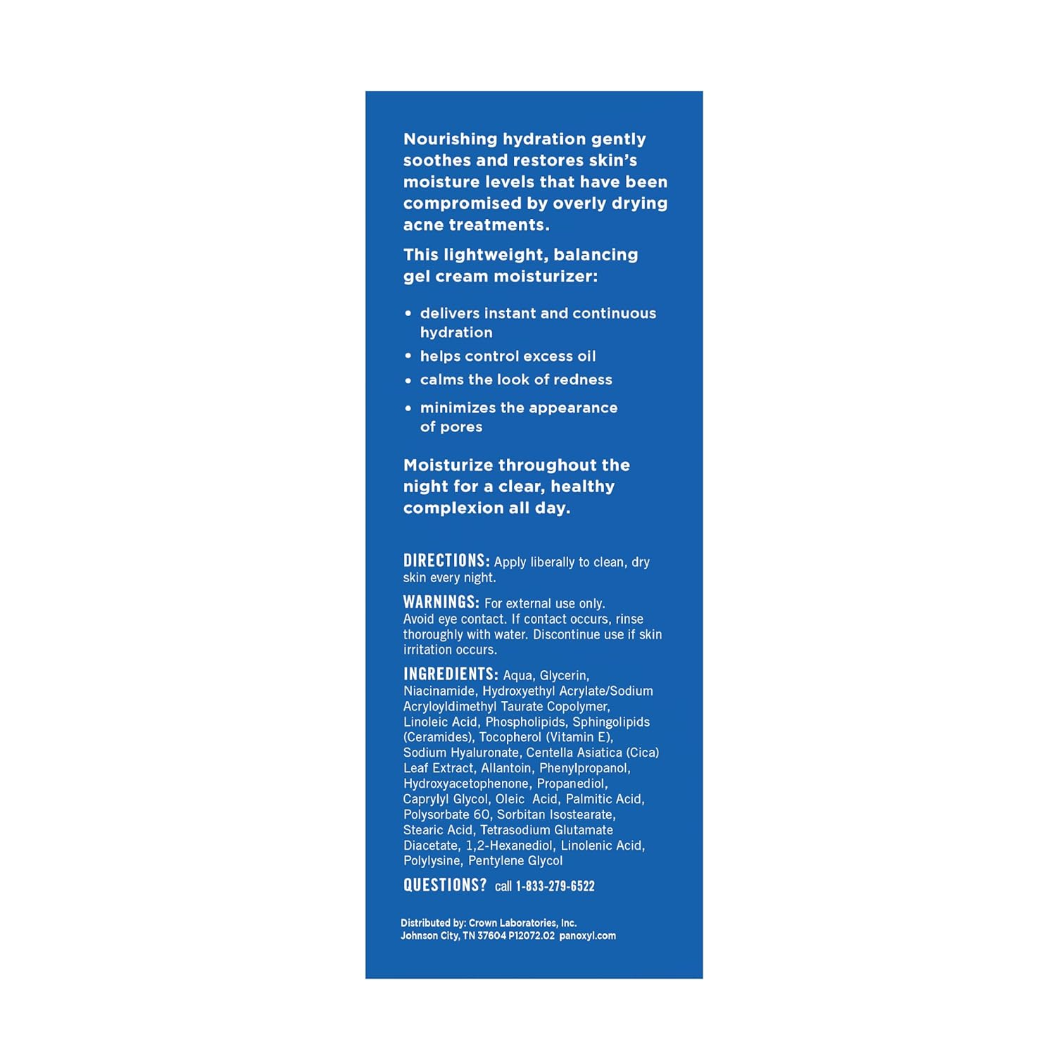 PanOxyl Balancing Repair Moisturizer With Niacinamide - 85g